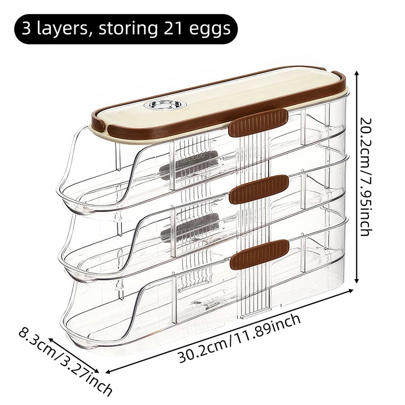 Compact Egg Storage Box – Space-Saving & Convenient