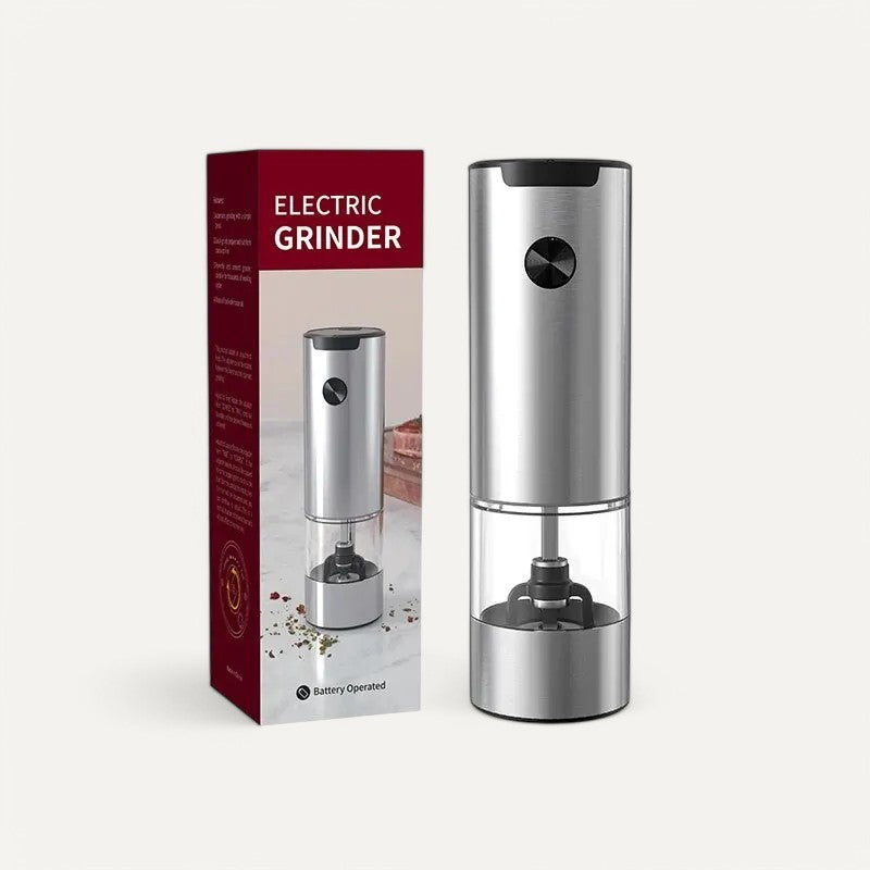 Electric Automatic Salt & Pepper Grinder – LED Light & Adjustable Coarseness | Kitchen Essential