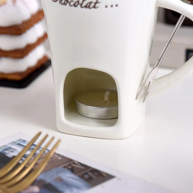 Ceramic Melting Mug – Perfect for Chocolate 130ml