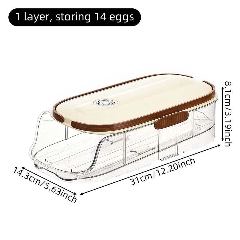 Compact Egg Storage Box – Space-Saving & Convenient