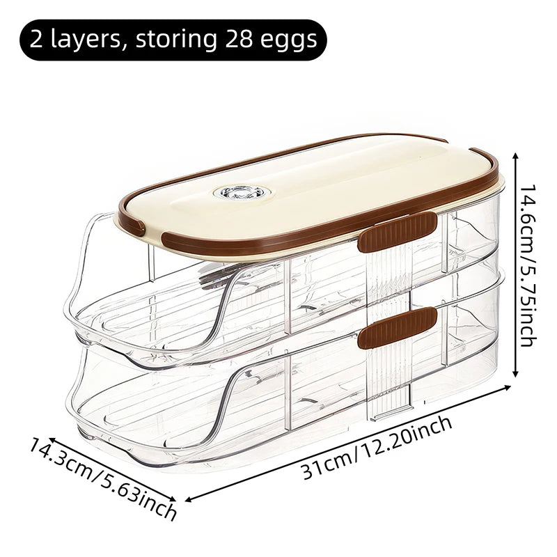 Compact Egg Storage Box – Space-Saving & Convenient