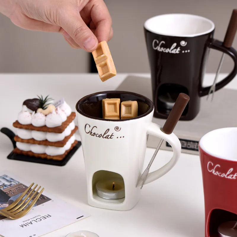 Ceramic Melting Mug – Perfect for Chocolate 130ml