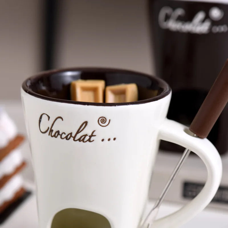 Ceramic Melting Mug – Perfect for Chocolate 130ml