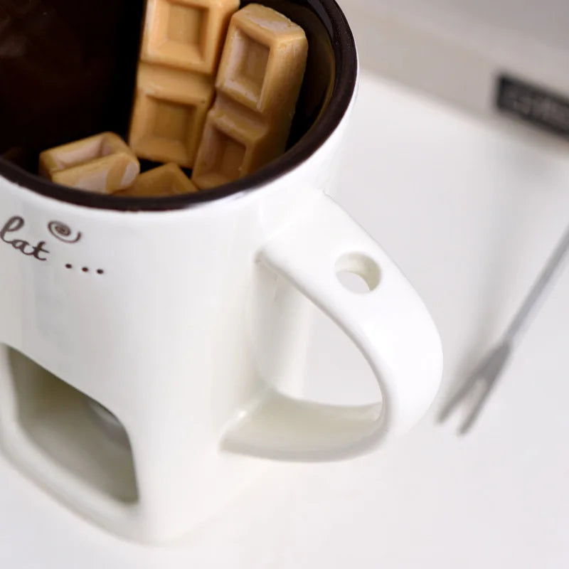 Ceramic Melting Mug – Perfect for Chocolate 130ml