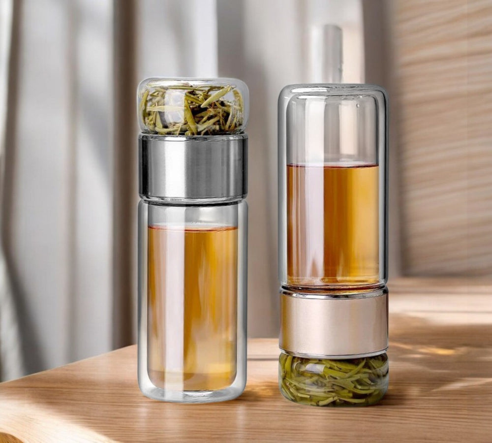 Portable Tea Infuser Bottle – Insulated & Leakproof