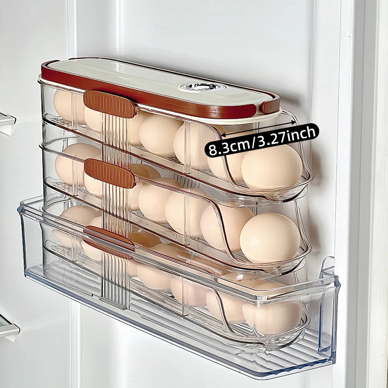 Compact Egg Storage Box – Space-Saving & Convenient