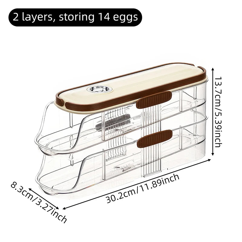 Compact Egg Storage Box – Space-Saving & Convenient