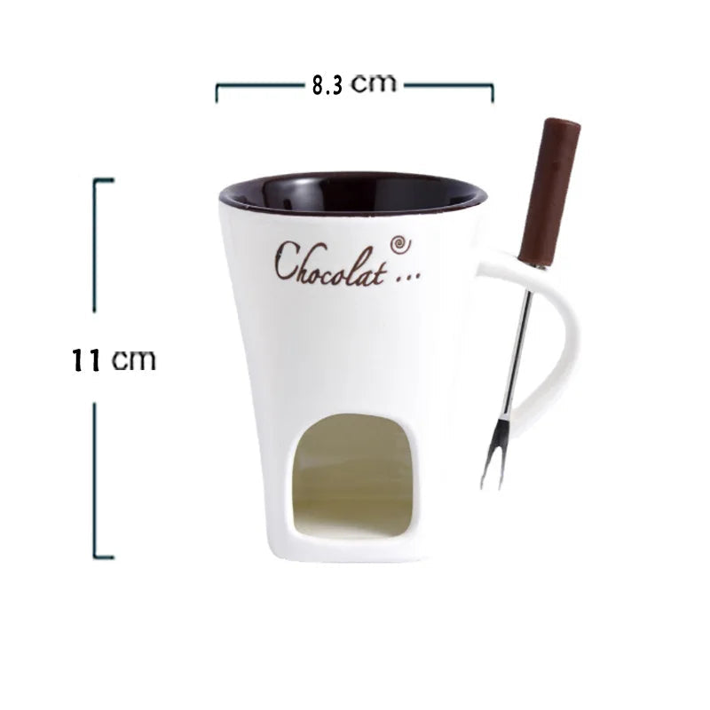 Ceramic Melting Mug – Perfect for Chocolate 130ml