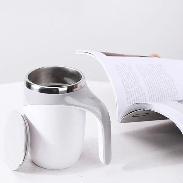 Rechargeable Self-Stirring Mug – Portable & Stainless Steel